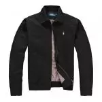 veste polo hommes nouveau pas cher style tirette mode noir